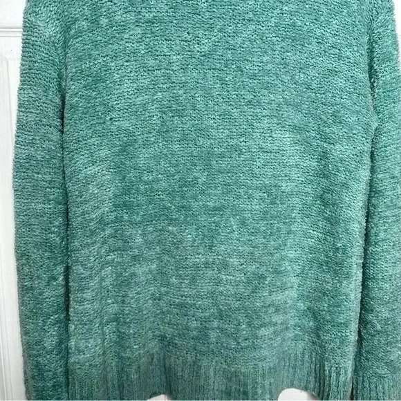 Northern Reflections Cowl Neck Sweater Greenish-Blue  Size Small - Picture 15 of 16